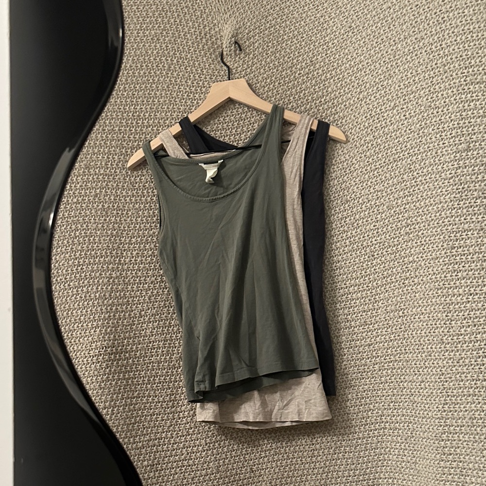 Stylish Women's Tank Tops - Olive, Black, Beige